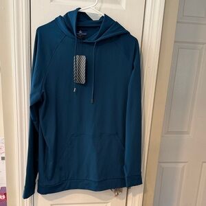 Teal Hooded Pullover Grayson and Dunn